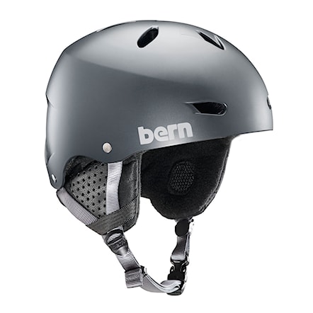 Snowboard Helmet Bern Brighton satin metallic storm 2019 - 1