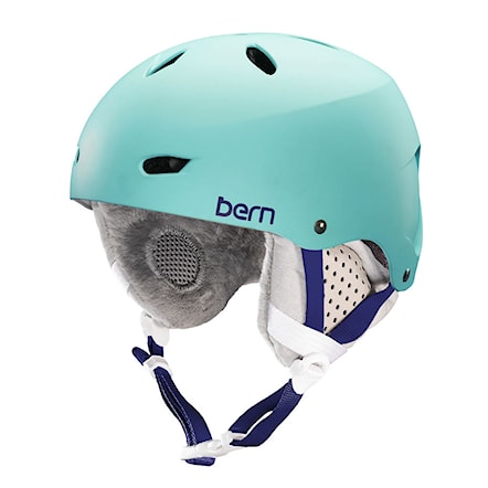 Snowboard Helmet Bern Brighton satin seafoam 2018 - 1