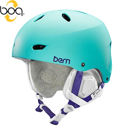 Snowboard Helmet Bern Brighton satin seafoam green 2017 - 1