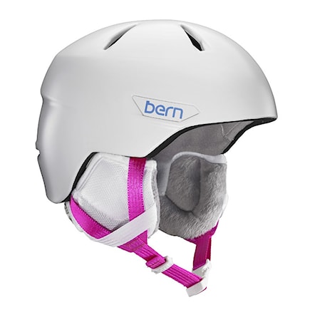Snowboard Helmet Bern Bristow Jr satin white 2018 - 1