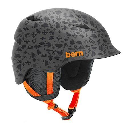 Kask snowboardowy Bern Camino matte grey feature creature 2016 - 1