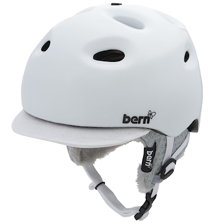 Snowboard Helmet Bern Cougar gloss white 2012 - 1