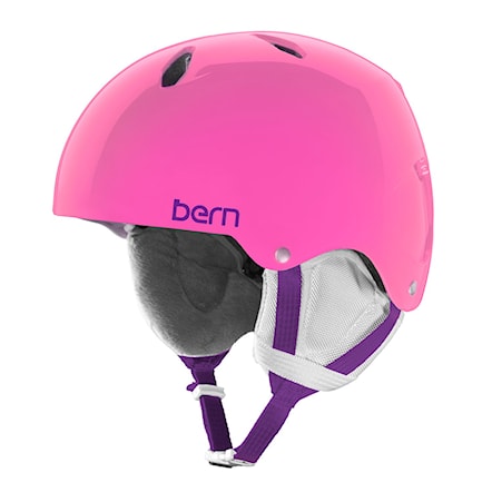 Kask snowboardowy Bern Diabla translucent pink 2016 - 1