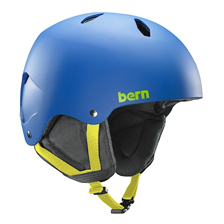 Snowboard Helmet Bern Team Diablo Jr matte cobalt 2018 - 1
