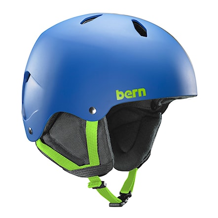 Snowboard Helmet Bern Diablo matte cobalt blue 2016 - 1
