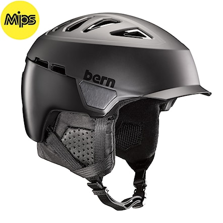 Snowboard Helmet Bern Heist Brim Mips matte black 2021 - 1