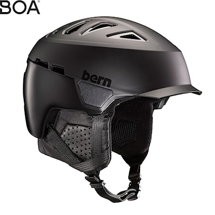 Snowboard Helmet Bern Heist Brim satin black 2019 - 1