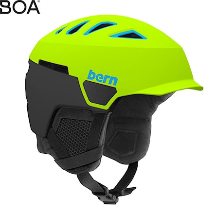 Snowboard Helmet Bern Heist Mb matte neon yellow 2018 - 1