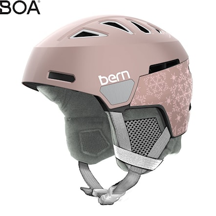 Snowboard Helmet Bern Heist W satin rose gold 2018 - 1