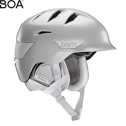 Snowboard Helmet Bern Hepburn satin dephin grey 2017 - 1