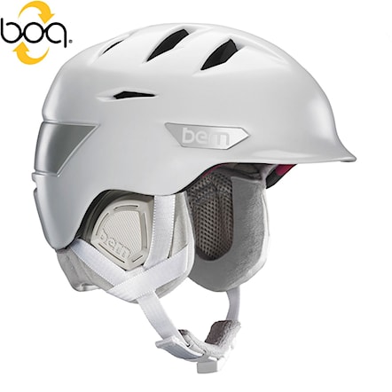 Snowboard Helmet Bern Hepburn satin white 2016 - 1
