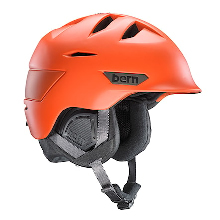 Snowboard Helmet Bern Kingston matte orange 2016 - 1