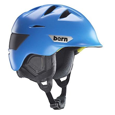 Snowboard Helmet Bern Kingston satin cyan blue 2015 - 1