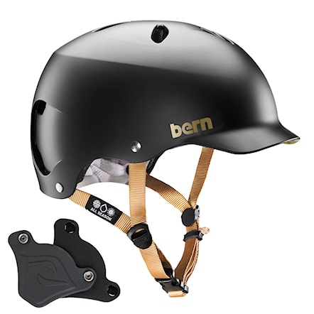 Wakeboard Helmet Bern Lenox H2O satin black 2021 - 1
