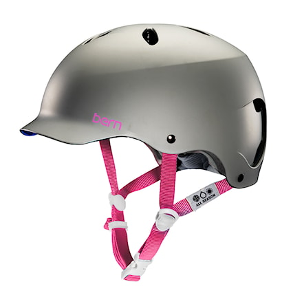Skateboard Helmet Bern Lenox H2O satin grey 2018 - 1