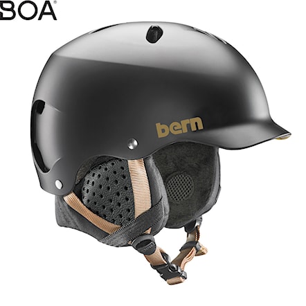 Snowboard Helmet Bern Lenox satin black 2020 - 1