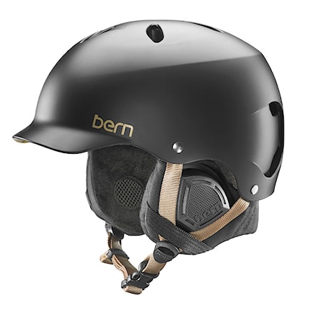 Snowboard Helmet Bern Lenox satin black 2018 - 1