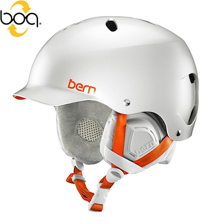 Snowboard Helmet Bern Lenox satin delphin grey 2017 - 1
