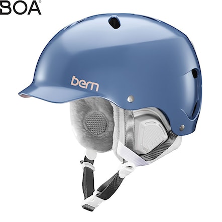 Snowboard Helmet Bern Lenox satin indigo 2018 - 1