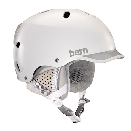Snowboard Helmet Bern Lenox satin white 2021 - 1