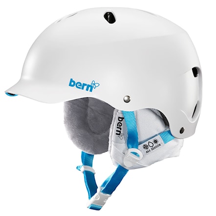 Kask snowboardowy Bern Lenox satin white 2014 - 1