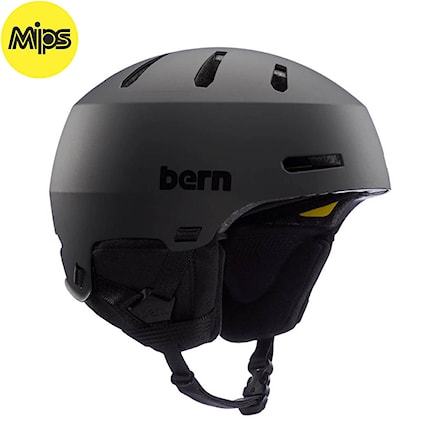 Snowboard Helmet Bern Macon 2.0 Mips matte black 2021 - 1