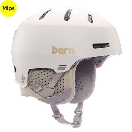 Snowboard Helmet Bern Macon 2.0 Mips matte white 2024 - 1