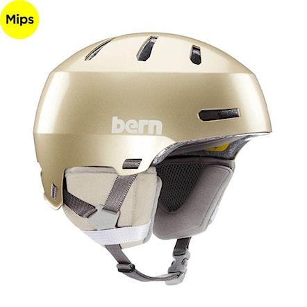 Snowboard Helmet Bern Macon 2.0 Mips metallic champagne 2021 - 1