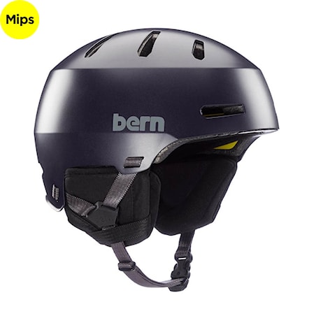 Snowboard Helmet Bern Macon 2.0 Mips satin deep purple 2021 - 1