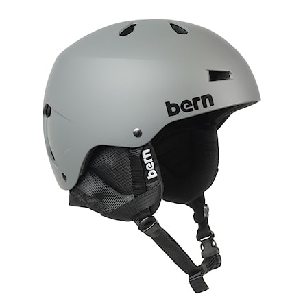 Snowboard Helmet Bern Macon Crank-Fit matte grey 2019 - 1