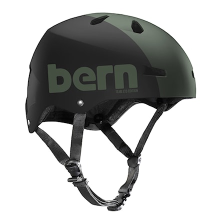 Skateboard Helmet Bern Macon H2O matte army green team ltd editio 2018 - 1