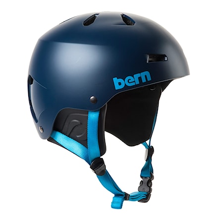 Helma na skateboard Bern Macon H2O matte navy blue 2016 - 1
