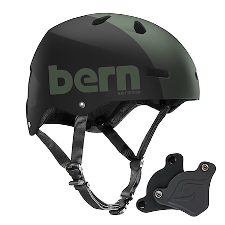 Skateboard Helmet Bern Macon H2O Wep matte army green team ltd editio 2018 - 1