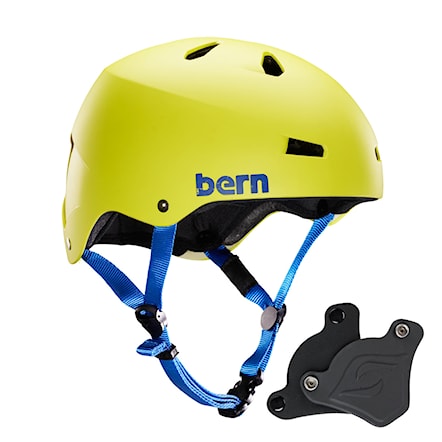 Skateboard Helmet Bern Macon H2O Wep matte neon yellow 2018 - 1