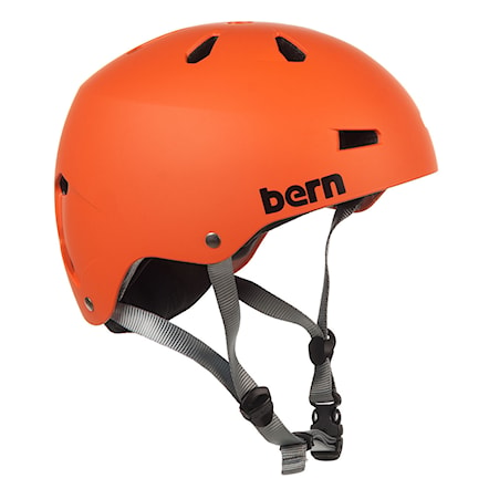 Skateboard Helmet Bern Macon mate orange 2015 - 1