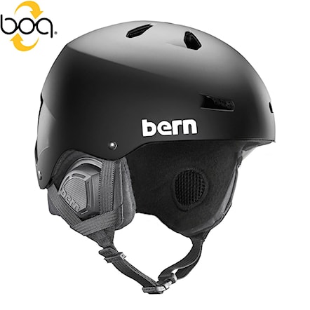 Snowboard Helmet Bern Macon matte black 2017 - 1