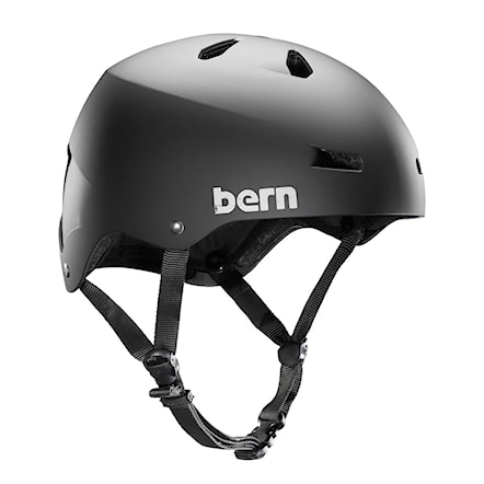 Kask rowerowy Bern Macon matte black 2021 - 1
