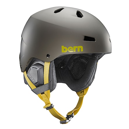 Snowboard Helmet Bern Macon matte charcoal grey 2016 - 1