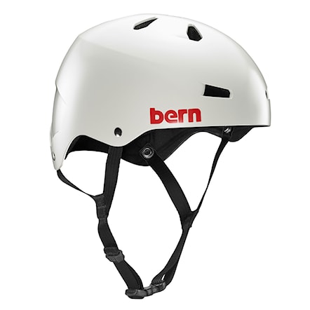 Skateboard Helmet Bern Macon satin light grey 2015 - 1