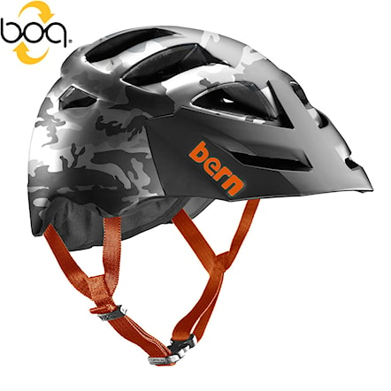 Bike Helmet Bern Morrison matte grey camo 2016 - 1