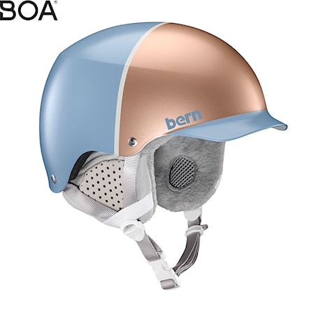 Snowboard Helmet Bern Muse satin ice blue/rose hat. 2019 - 1