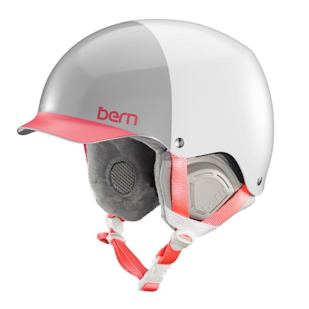 Snowboard Helmet Bern Muse satin white hatstyle 2018 - 1