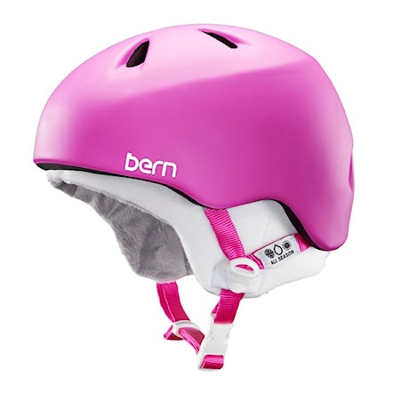 Snowboard Helmet Bern Nina matte magenta 2015 - 1