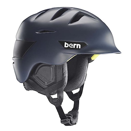 Snowboard Helmet Bern Rollins matte navy blue 2015 - 1