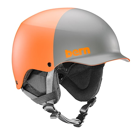 Kask snowboardowy Bern Team Baker matte orange 2-tone 2017 - 1