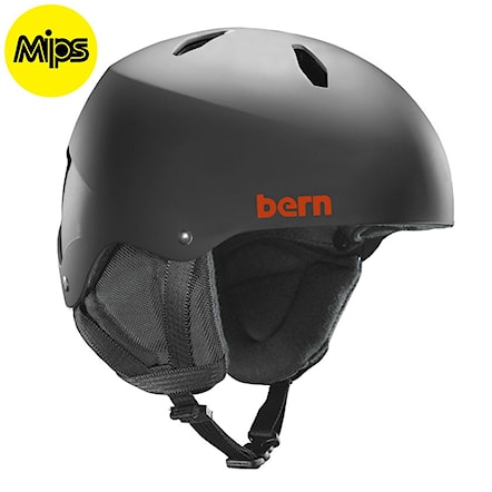 Snowboard Helmet Bern Team Diablo Jr Mips matte black 2018 - 1