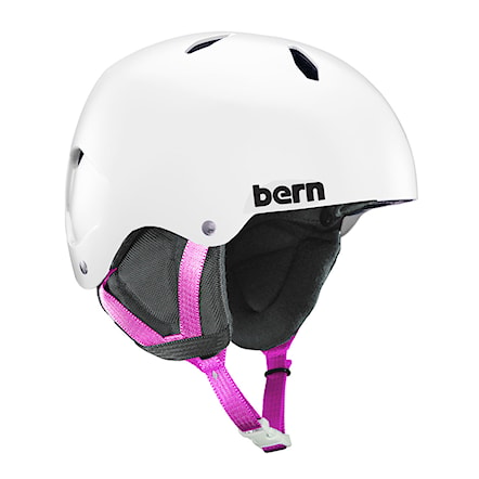 Snowboard Helmet Bern Team Diablo satin white 2019 - 1