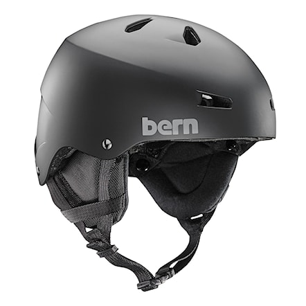 Snowboard Helmet Bern Team Macon matte black 2018 - 1