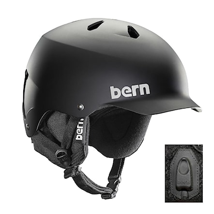 Snowboard Helmet Bern Watts 8Tracks matte black 2019 - 1