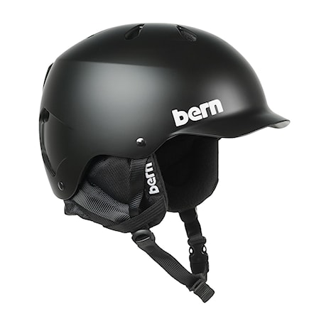 Snowboard Helmet Bern Watts Crank-Fit matte black 2019 - 1